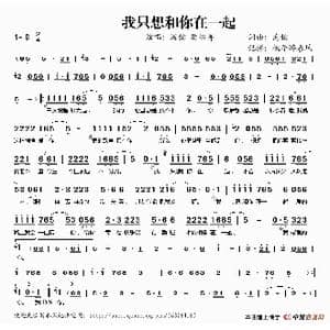 我只想和你在一起_歌谱投稿_词曲:海镔 海镔