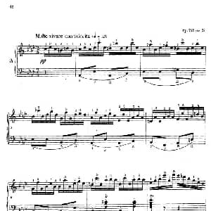 电子琴谱 | 车尔尼手风琴练习曲集 第Ⅳ册 第8首