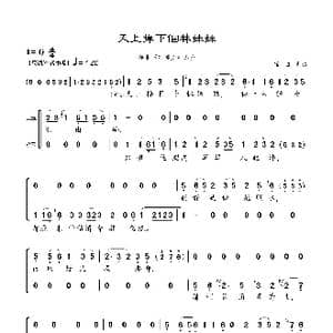 天上掉下个林妹妹_歌曲简谱