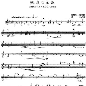 小提琴谱 | 我心永恒 美国电影 泰坦尼克号 主题曲 詹姆斯 霍纳曲 雄达改编