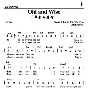 Old and Wise_外国歌谱