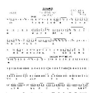 我的嫚子_歌曲简谱_词曲:薛恩厚 高琛 贺飞