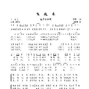 飞起来_歌谱投稿_词曲:黄持一 胡济良