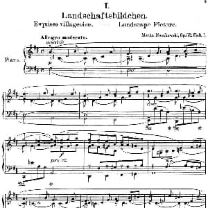 莫什科夫斯基 幻想小品集Op.52 钢琴谱 莫里兹 莫什科夫斯基