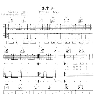 瓶中沙 吉他谱 Twins