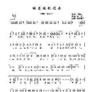 独自追忆过去_歌谱投稿_词曲:卢国沾 宋迟