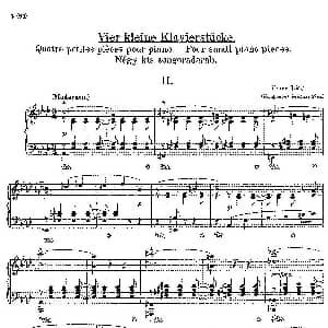 5 Klavierstücke S.192 钢琴谱 弗兰茨 李斯特