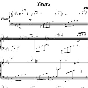 Tears 钢琴谱