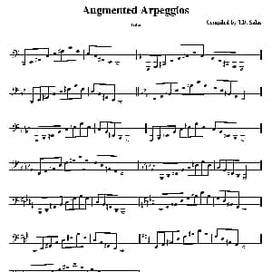 Augmented Arpeggios Tuba 大号练习教材选曲