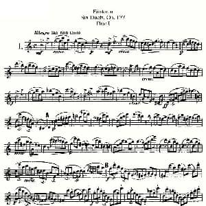 长笛曲谱 | Six Duets, Op.137 之一 二重奏 六首作品 137号 Furstenau 福斯特劳