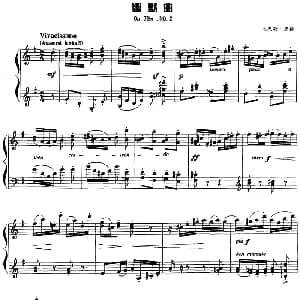 现代钢琴曲 15 幽默曲 钢琴谱 德 马克斯 里格