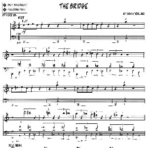 萨克斯谱 | THE BRIDGE jazz系列萨克斯谱 sonny rollins