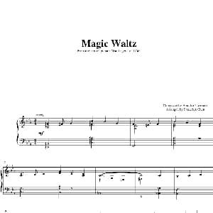 Magic Waltz 钢琴谱