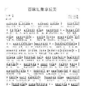 百脉汇集章丘美_歌谱投稿_词曲:王正峰 王正峰