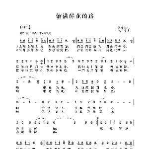 铺满鲜花的路_歌谱投稿_词曲:李幼容 晓丹