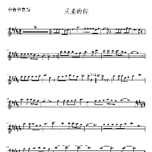萨克斯谱 | 同桌的你 中音萨克斯 高晓松 高晓松