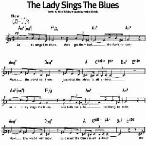 蓝调音乐:The Lady Sings The Blues_外国歌谱