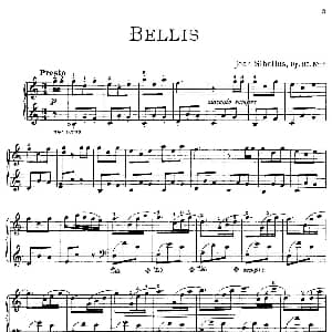 The Flowers 钢琴谱 简 西贝柳斯