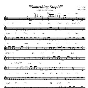 电子琴谱 | Something Stupid