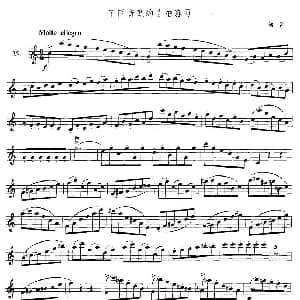 萨克斯谱 | 萨克斯练习曲合集 3—25 不同音型的3/4拍练习 海涅