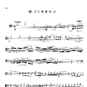 瓦蒂尼F大调奏鸣曲 大提琴 瓦蒂尼