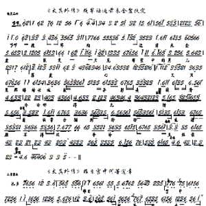 太真外传 挽翠袖近前来金盆扶定_歌谱投稿