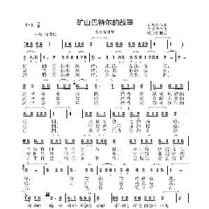 矿山巴特尔的故事_歌谱投稿_词曲:崔德祥 李晶华