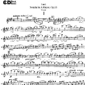 小提琴谱 | Violin Sonata No.1 Op.13