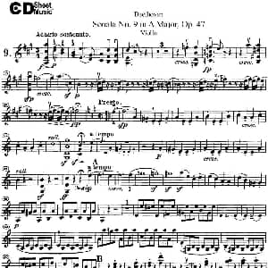 小提琴谱 | Violin Sonata No.9 in A Major Op.47