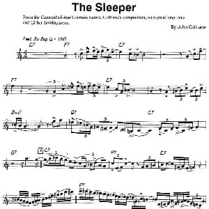 萨克斯谱 | The Sleeper