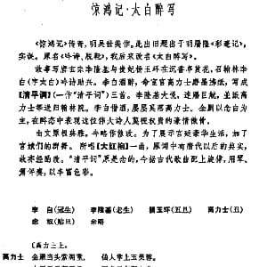昆曲 惊鸿记 太白醉写