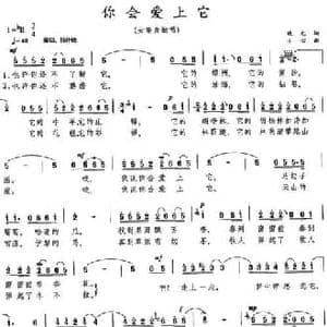 你会爱上它_民歌简谱_词曲:晓光 士心
