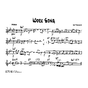 WORK SONG 降B爵士乐谱