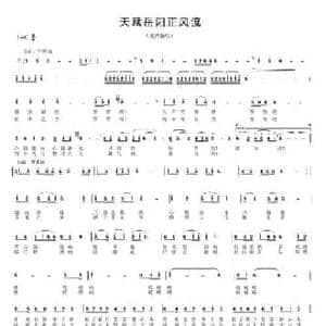 天赋岳阳正风流_民歌简谱