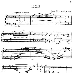 The Flowers 钢琴谱 简 西贝柳斯