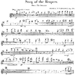 小提琴谱 | Song of the Reapers
