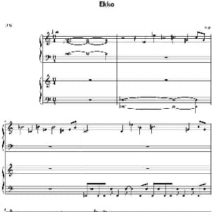 Ekko 钢琴谱