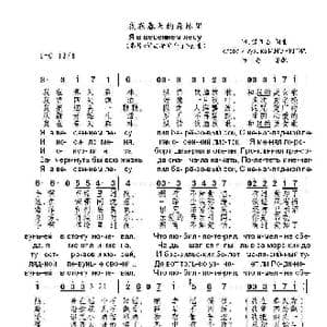 我在春天的森林里_歌曲简谱_词曲:М.诺日金 词曲