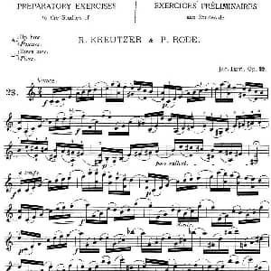 小提琴谱 | 顿特24首小提琴练习曲 作品37—23 顿特