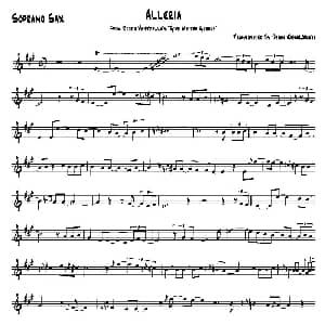 萨克斯谱 | Alleria 高音萨克斯