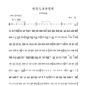 姑娘生来爱唱歌_歌谱投稿_词曲: 朱里千