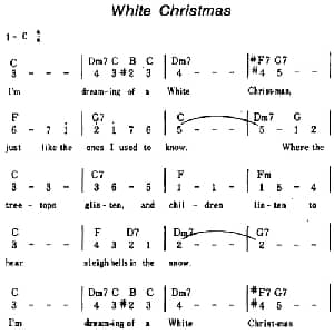 White Christmas 美国 _外国歌谱