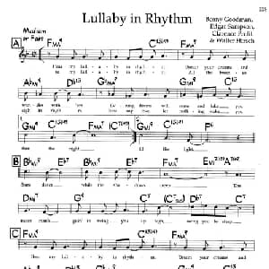 Lullaby in Rhythm_外国歌谱