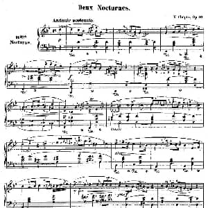 g小调夜曲Op.37－1 钢琴谱 肖邦