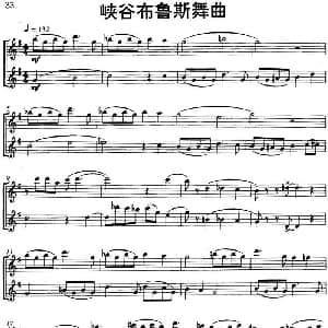 长笛曲谱 | 峡谷布鲁斯舞曲 Canon Blues 二重奏