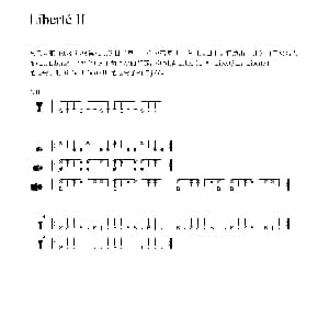 Liberté II 非洲手鼓谱