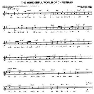 THE WONDERFUL WORLD OF CHRISTMAS_外国歌谱