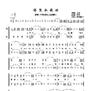 塔里木夜曲_歌谱投稿