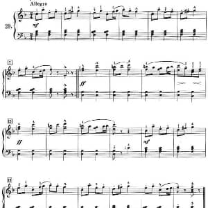 50首莱蒙钢琴练习曲 作品37 钢琴谱 莱蒙