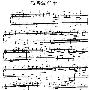 手风琴谱 | 瑞典波尔卡